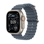 Apple Watch Ultra 3（GPS ＋ Cellularモデル）- 49mmナチュラルチタニウムケースとアンカーブルーオーシャンバンド MEWH4J/A