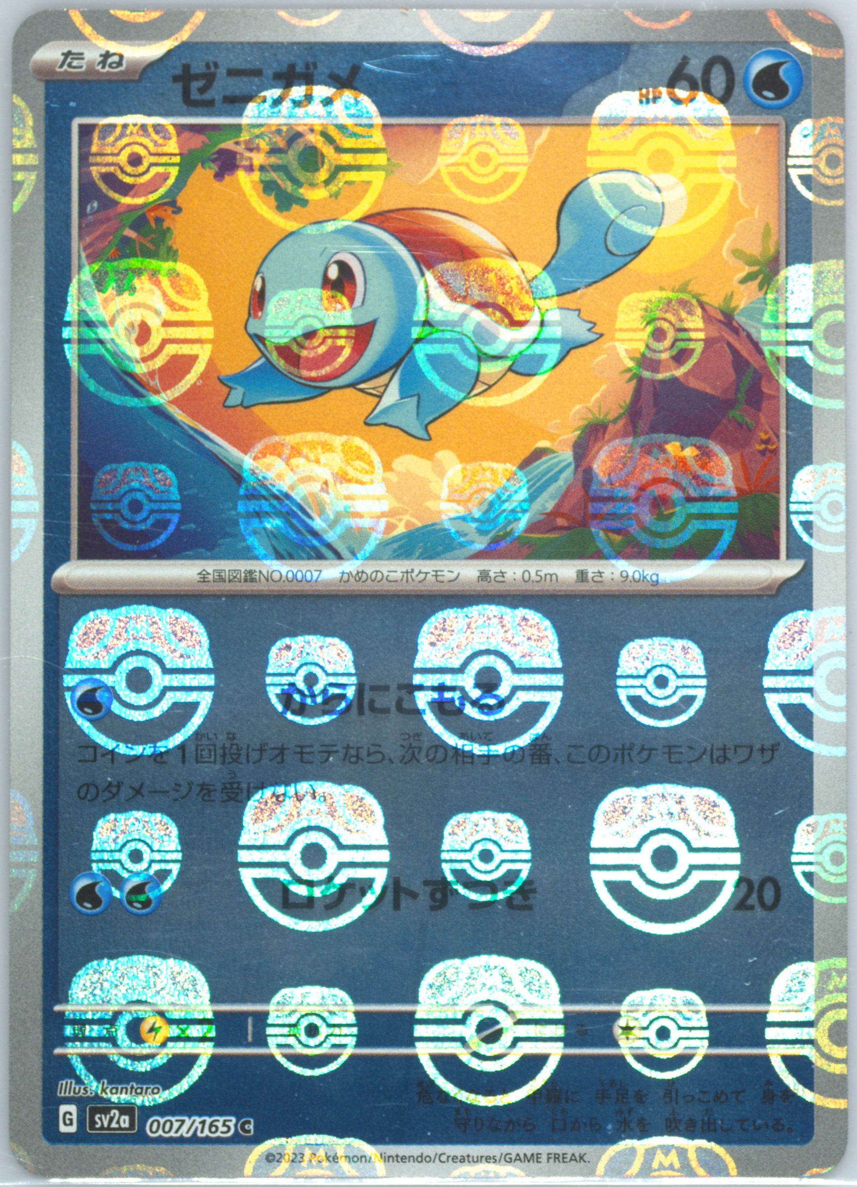 PSA10 ゼニガメ(マスターボールミラー)[SV2a] C 007/165 – 買取当番